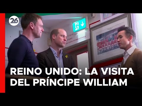 REINO UNIDO | El príncipe William realizó una visita al club de fútbol propiedad de Ryan Reynolds