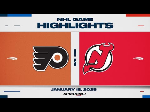 NHL Highlights | Flyers vs. Devils - January 18, 2025