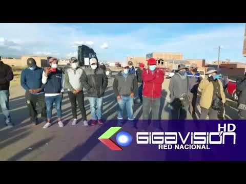 Transporte Pesado bloquea trancas, rechaza reactivar Vía Férrea Arica - La Paz, relocalizarían a 5 m