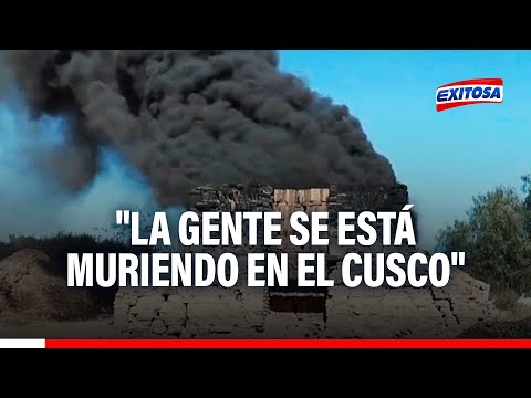 La gente se está muriendo en Cusco: Denuncian que ladrilleras emanan humo tóxico en San Jerónimo