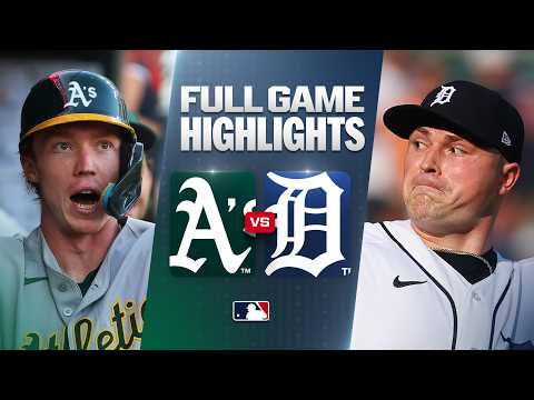 ATHLETICS vs TIGERS: Official Full 경기 하이라이트 (July 7) | 2026 MLB Season
