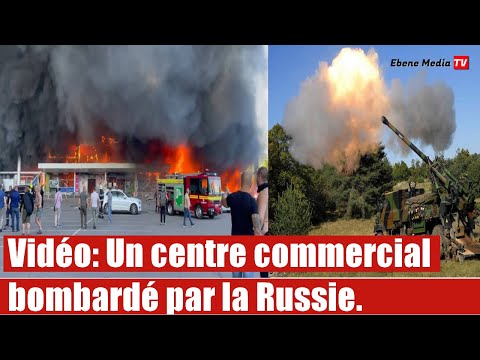 Vidéo: Un centre commercial bombardé par un missile Russe(Ukraine)