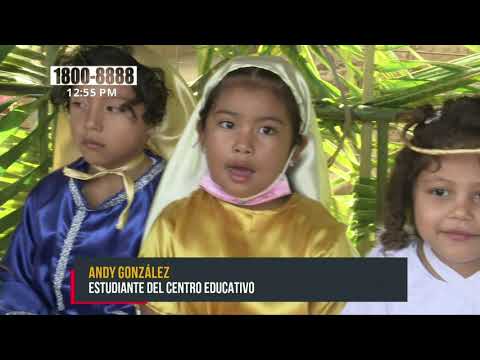Pastorelas y otras actividades navideñas en colegios de Nicaragua