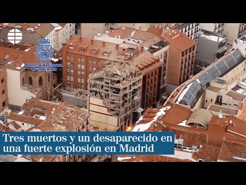 Tres muertos y un desaparecido en una fuerte explosión en Madrid| EL MUNDO