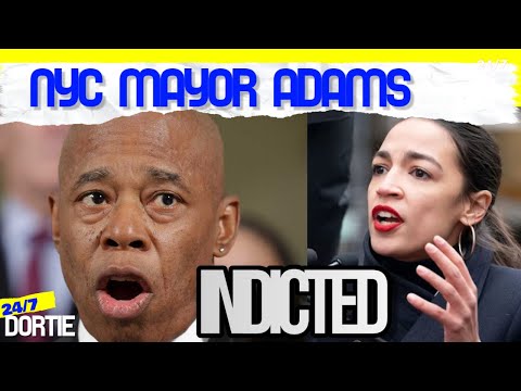 AOC Slams Indicted NYC Mayor Adams – watch His Response 