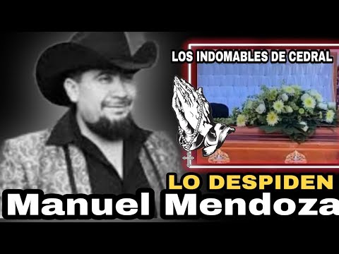 LOS INDOMABLES DE CEDRAL, Emotivo Homenaje despedida a Manuel Mendoza líder Banda Grupera MX