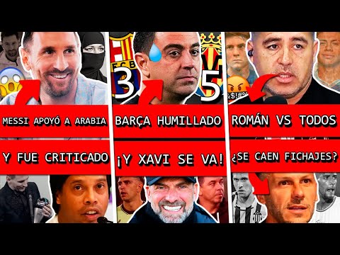 MESSI llegó a ARABIA y pasó esto+ XAVI se VA de BARÇA+ RIQUELME explota+ Se caen REFUERZOS de RIVER?