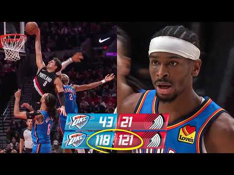 무패 챔피언을 상대로 22점 차 역전승 트레일블레이저스 vs 썬더 | @xfinity 제공
