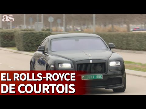 Courtois apareció con un espectacular Rolls-Royce de más de 300.000 euros | Diario AS