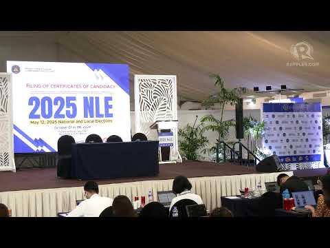 Filing of certificates of candidacy for 2025 Philippine elections | Day 5, October 5