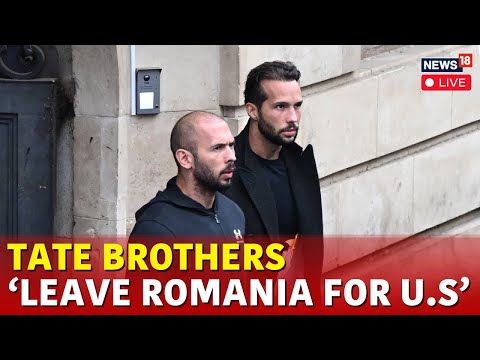 LIVE | Andrew Tate And His Brother, Tristan, Extradited To The US? | Tate Brothers Case Updates N18G