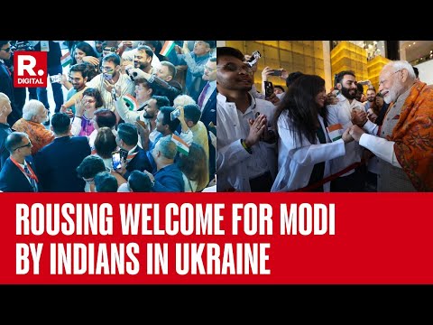 PM Modi In Ukraine: Indians In Ukraine Give A Rousing Welcome To Indian PM