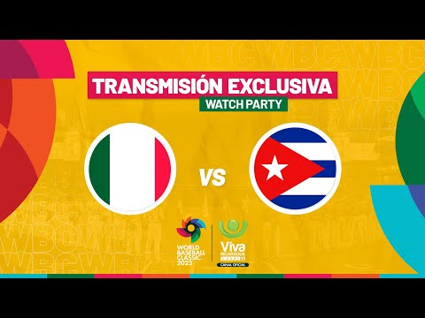 Italia vs. Cuba - [Watch Party - Solo Audio] - [09/03/23]
