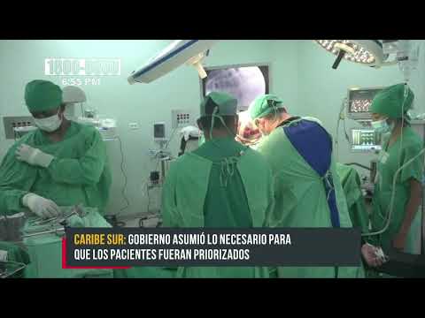 Pacientes del Caribe Sur participan de jornada quirúrgica laparoscópica - Nicaragua