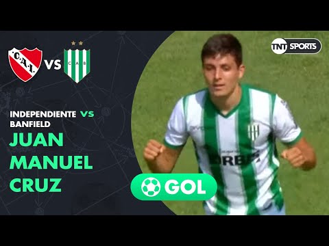 Juan Manuel Cruz (1-2) Independiente vs Banfield | Amistoso de pretemporada - Suplentes