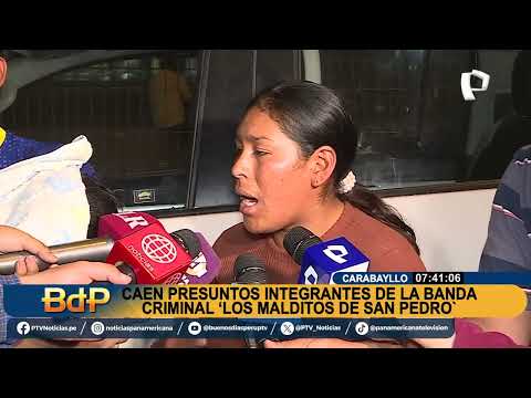 Carabayllo: detienen a presuntos integrantes de la banda criminal Los Malditos de San Pedro