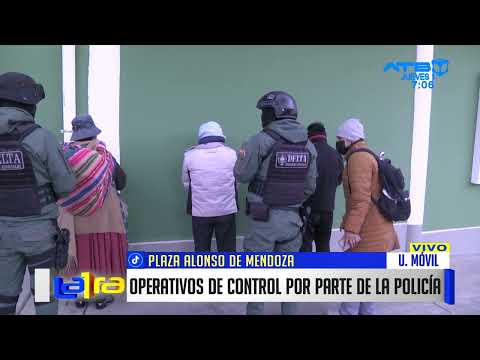 Policía refuerza seguridad en el centro de La Paz para garantizar la transitabilidad