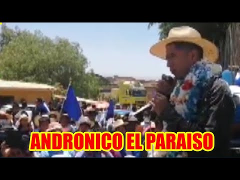 ANDRONICO EN LA COMUNIDAD EL PARAÍSO EN COCHABAMBA...