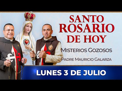 Santo Rosario de Hoy | Lunes 3 de Julio - Misterios Gozosos #rosario
