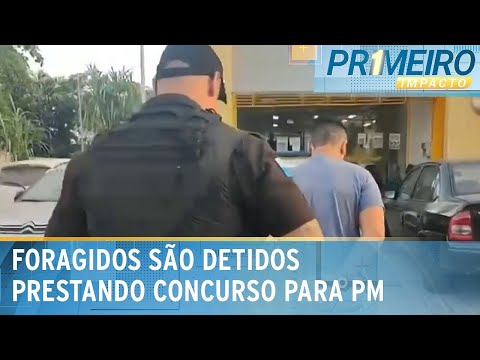 Criminosos são presos após prestarem concurso para PM no Rio | Primeiro Impacto (08/074/24)