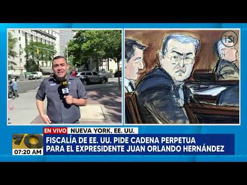 Fiscalía de EE.UU. pide cadena perpetua para el expresidente Juan Orlando Hernández