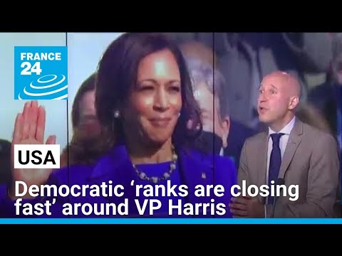 Democratic ‘ranks are closing fast’ around VP Kamala Harris • FRANCE 24 English