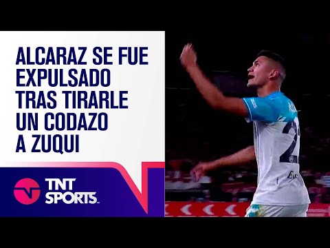 ¡RACING CON NUEVE! ALCARAZ se fue EXPULSADO tras tirarle un CODAZO a ZUQUI