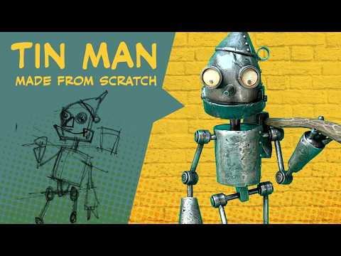 Making the Tin Man from The Wizard of Oz