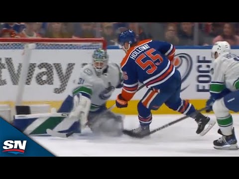 Dylan Holloway Cuts Through Canucks Before Slipping It Five-Hole