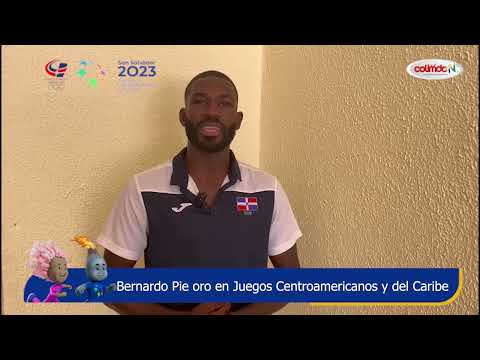 Bernardo Pie oro en Juegos Centroamericanos y del Caribe