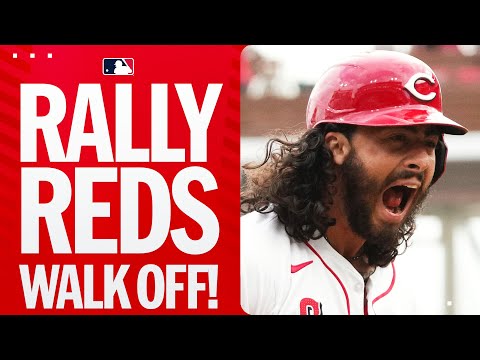 The RALLY REDS make an INCREDIBLE COMEBACK! (Full inning: game-tying home run, walk-off homer!)