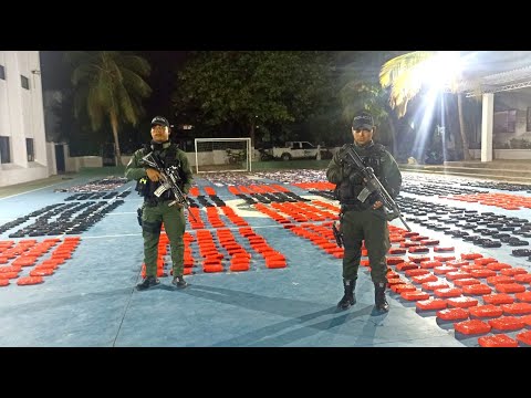 ¡Golpe al narcotráfico! La Policía Nacional incauta más de una tonelada de marihuana en Uribia