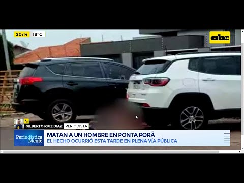 Matan a un hombre en Ponta Porã