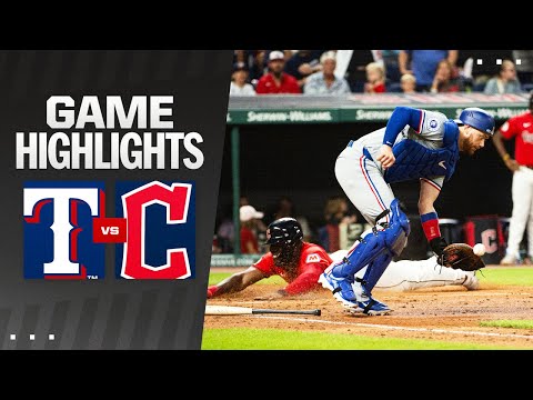 Rangers vs. Guardians Game Highlights (8/24/24) | MLB Highlights