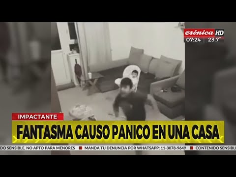 Fantasma causa pánico en una casa