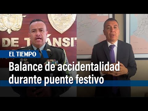 Balance de accidentalidad durante puente festivo | El Tiempo