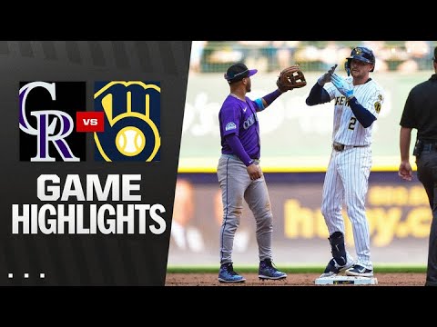 Rockies vs. Brewers Game Highlights (6/28/25) | MLB Highlights