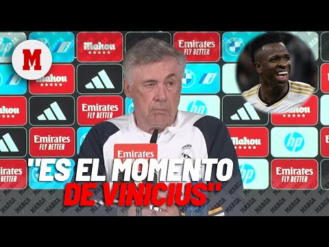 Ancelotti: Este es el momento de Vinicius I MARCA