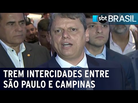 Leilão define empresa responsável por trem que ligará São Paulo a Campinas | SBT Brasil (29/02/24)