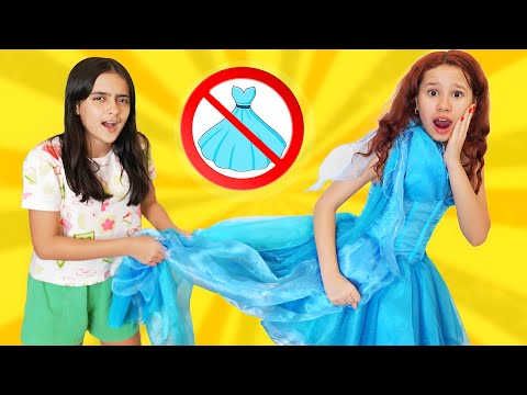 Valentina e Maria Clara querem o mesmo vestido!