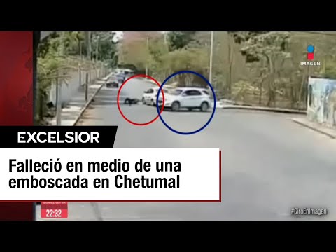 Ejecutan a mando policial en Chetumal; fue emboscado por sicarios