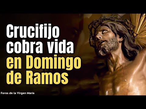 El mayor Milagro del Domingo de Ramos: Crucifijo de Cristo en agonía Cobró Vida