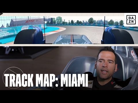 La velocidad y exclusividad del circuito de Miami, al descubierto con Roldán Rodríguez | Track Map