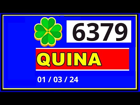 Quina 6379 - Resultado da Quina Concurso 6379