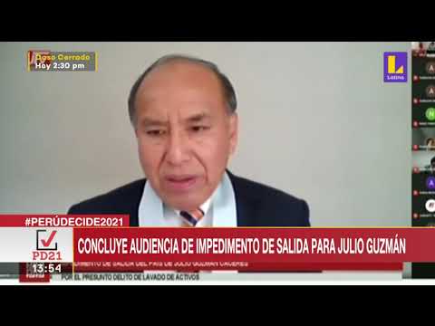 ? Concluye audiencia de impedimento de salida para Julio Guzmán