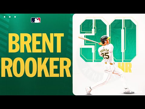 Brent Rooker ROCKS his 30th homer of the season! ☀️