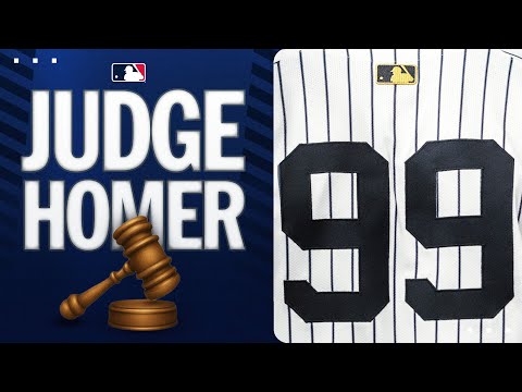 Court is in session! Aaron Judge launches 8th HR of the season!