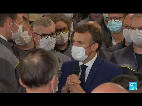 France : Emmanuel Macron accueilli par Xavier Bertrand à l’usine Renault de Douai