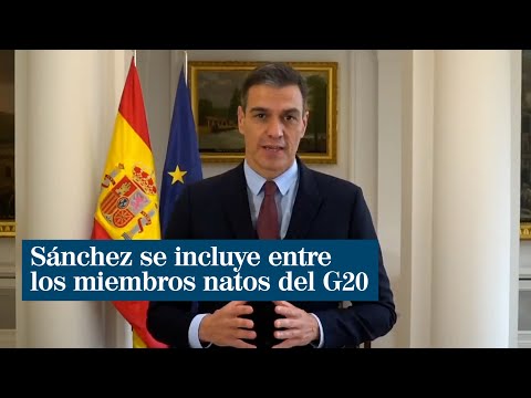Sánchez se incluye entre los miembros natos del G20 en un vídeo oficial: Nosotros, los 20 líderes