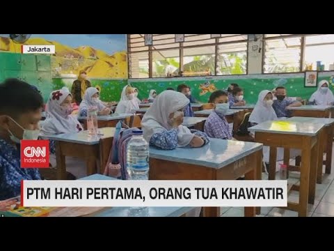 🔴PTM Hari Pertama, Orang Tua Khawatir